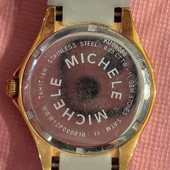 Michele Rose Gold Tahitian Jelly Bean Watch main image 5